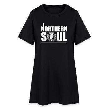 Northern Soul - Gardez la foi - Robe T-shirt Femme - noir - Devant