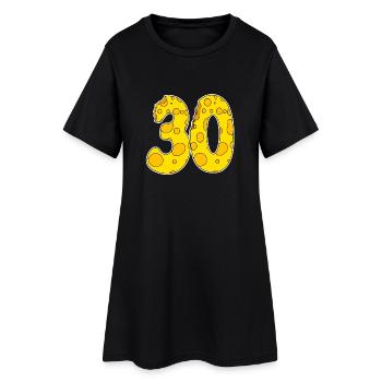 30 ans - 30e anniversaire - Robe T-shirt Femme - noir - Devant