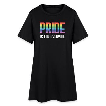 LGBT Pride Month - Pride is for everyone - Women’s T-Shirt Dress - black - Front