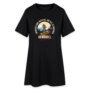 MTB: Grenzen sind dazu da, um sie zu brechen - Frauen T-Shirt-Kleid - Schwarz - Vorne