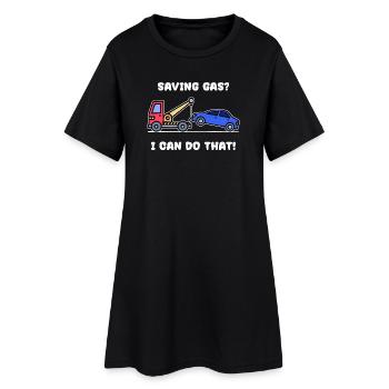 Relevé de voiture Ravitaillement en énergie Stockage d’électricité - Robe T-shirt Femme - noir - Devant