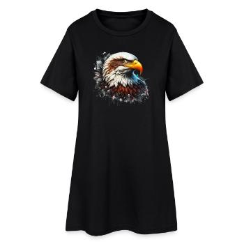 Aigle - Robe T-shirt Femme - noir - Devant