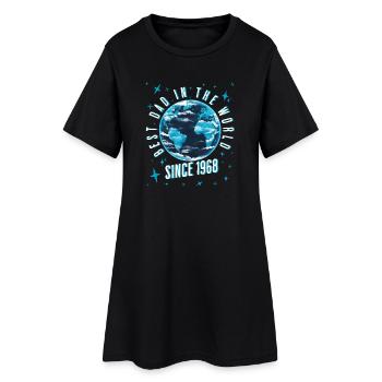 Bester Papa der Welt seit 1968 Vatertag - Frauen T-Shirt-Kleid - Schwarz - Vorne