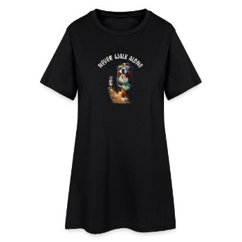 Bouvier bernois - Robe T-shirt Femme - noir - Devant