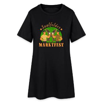 Saalfeld Market Festival - Women’s T-Shirt Dress - black - Front
