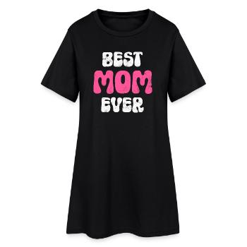 Maman Maman - Robe T-shirt Femme - noir - Devant