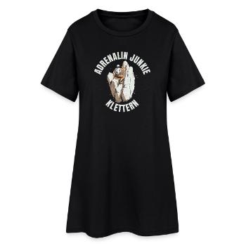 Adrenalin Junkie - Frauen T-Shirt-Kleid - Schwarz - Vorne