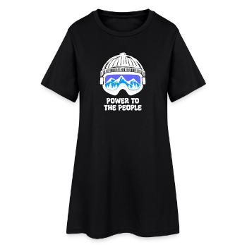 Winter Sports Statement Snow Winter Skiers - Robe T-shirt Femme - noir - Devant