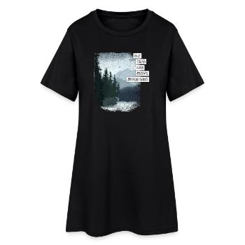 Our faith can move mountains ^ - Women’s T-Shirt Dress - black - Front