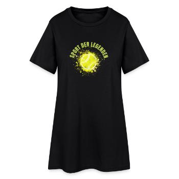 Sport der Legenden - Frauen T-Shirt-Kleid - Schwarz - Vorne