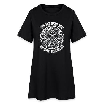 SKULL OF THE NIGHTMARES: JOIN THE DARK SIDE - Women’s T-Shirt Dress - black - Front