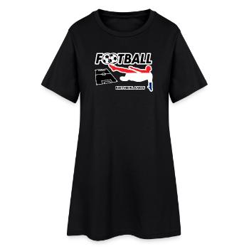 Football Fever Pays-Bas - Robe T-shirt Femme - noir - Devant