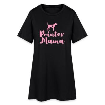 Allemand Pointer Maman Pointer Mama - Robe T-shirt Femme - noir - Devant
