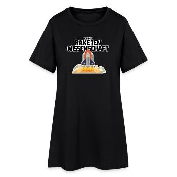 Raketenwissenschaft Spruch - Frauen T-Shirt-Kleid - Schwarz - Vorne