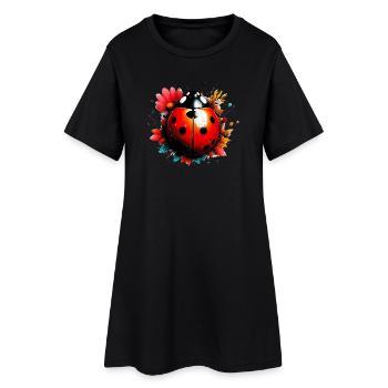Coccinelle - Robe T-shirt Femme - noir - Devant