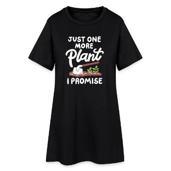 Gartenarbeit Gärtner - Frauen T-Shirt-Kleid - Schwarz - Vorne