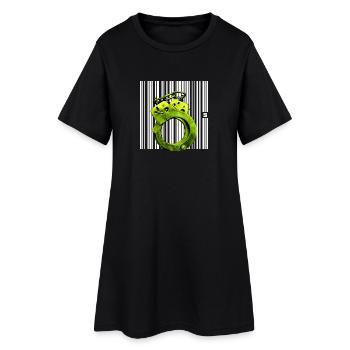 SPOT - STATUS - Women’s T-Shirt Dress - black - Front