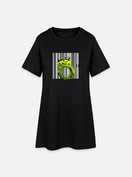 SPOT - STATUT - Robe T-shirt Femme - noir