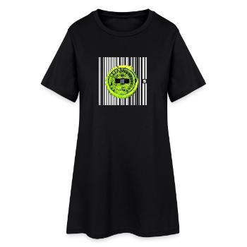 SPOT - PUNK - Women’s T-Shirt Dress - black - Front