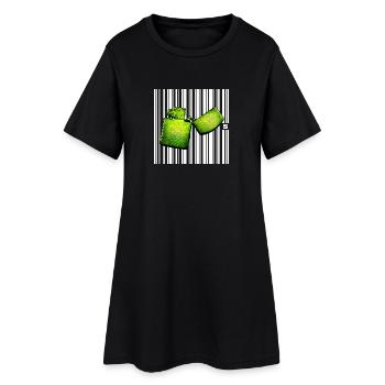 SPOT - RÉTRO - Robe T-shirt Femme - noir - Devant