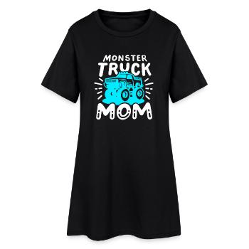 Monstertruck Mama Muttertag - Frauen T-Shirt-Kleid - Schwarz - Vorne
