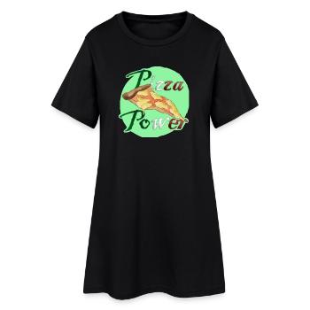 Pizza Power Super Powers Energy Slice UK - Robe T-shirt Femme - noir - Devant