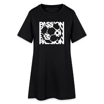 Icône de l’équipe de football Passion Icône du logo graphique - Robe T-shirt Femme - noir - Devant