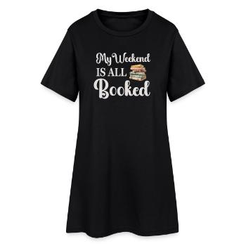 Livres de lecture Bookworm - Robe T-shirt Femme - noir - Devant