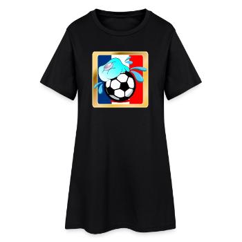 France Summer Football - Women’s T-Shirt Dress - black - Front