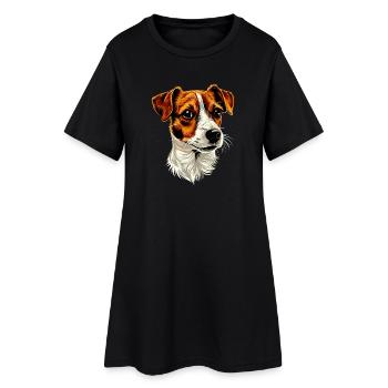 Jack Russell Terrier Amoureux des chiens Jack Russell’s - Robe T-shirt Femme - noir - Devant
