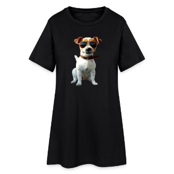 Jack Russell Terrier Amoureux des chiens Jack Russell’s - Robe T-shirt Femme - noir - Devant