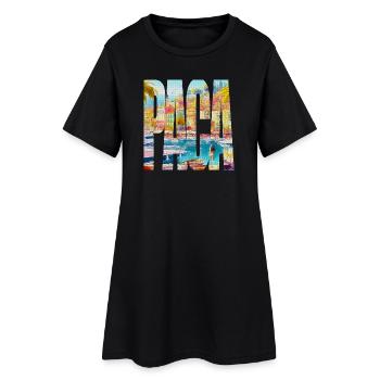 PACA - Robe T-shirt Femme - noir - Devant