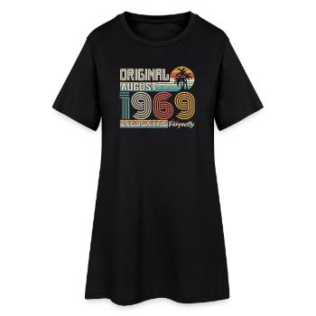August 1969 anniversaire August 1969 cadeau - Robe T-shirt Femme - noir - Devant