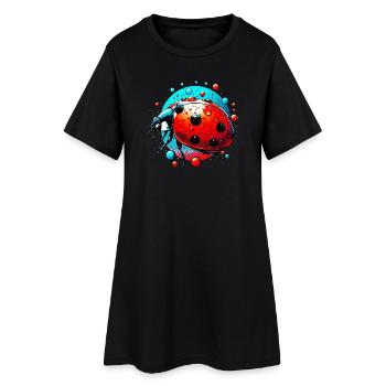 Coccinelle - Robe T-shirt Femme - noir - Devant