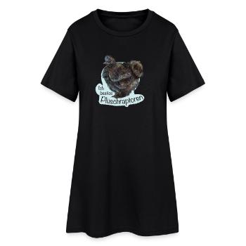 Les rapaces en peluche - Robe T-shirt Femme - noir - Devant