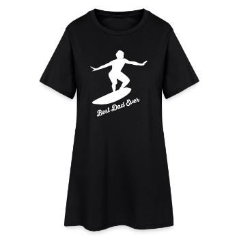 Serfage - Robe T-shirt Femme - noir - Devant
