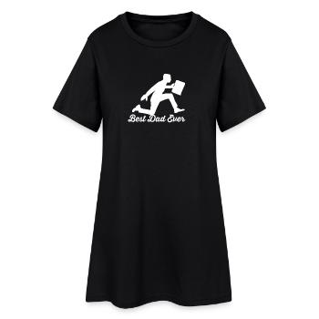 Affaire - Robe T-shirt Femme - noir - Devant
