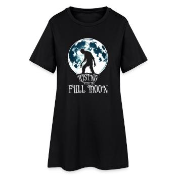 ZOMBIE SE LEVANT AVEC LA PLEINE LUNE - Robe T-shirt Femme - noir - Devant