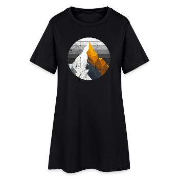 Gradient Peak Summit - Women’s T-Shirt Dress - black - Front