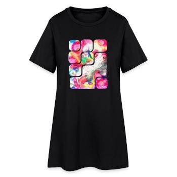 Créativité de la plume magique - Sonja Ariel von Staden - Robe T-shirt Femme - noir - Devant