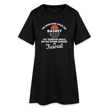 Quote Sport Basketball Motivation - Women’s T-Shirt Dress - black - Front