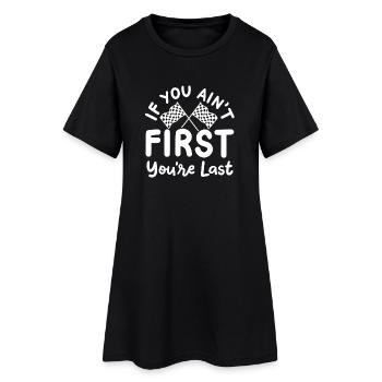 Drag Racing Drag Racer - Frauen T-Shirt-Kleid - Schwarz - Vorne
