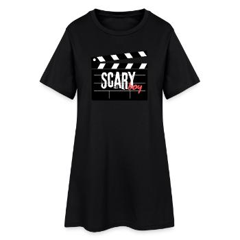 Scary Boy Film Clapperboard Design - Robe T-shirt Femme - noir - Devant