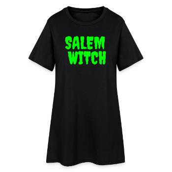 SalemWitch Halloween Design - Women’s T-Shirt Dress - black - Front