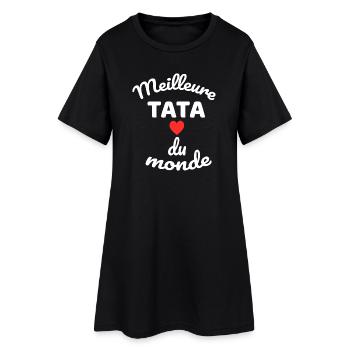 Tata Celebration of the World in Trendy Style - Women’s T-Shirt Dress - black - Front