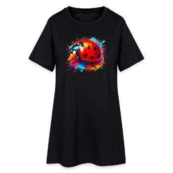 Coccinelle - Robe T-shirt Femme - noir - Devant