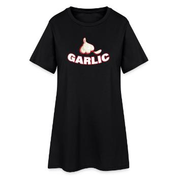 AIL - Robe T-shirt Femme - noir - Devant