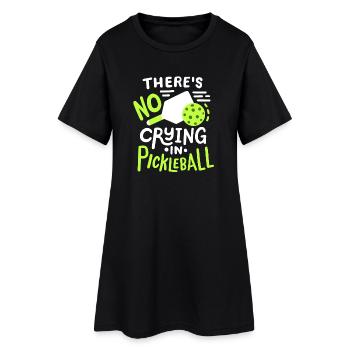 Pickleball-Schläger Pickleball Spieler - Frauen T-Shirt-Kleid - Schwarz - Vorne