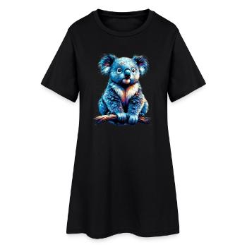 Koala - Women’s T-Shirt Dress - black - Front