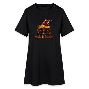 La fierté du design du drapeau de Formentera - Robe T-shirt Femme - noir - Devant